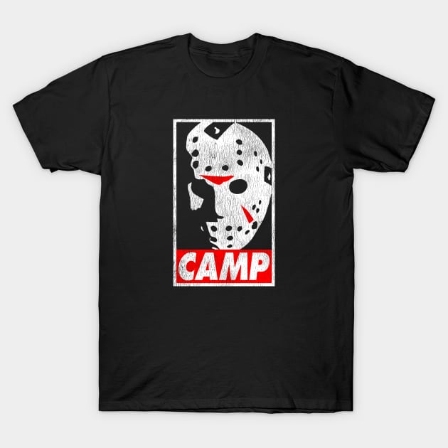 Camp Jason Voorhees Vintage T-Shirt by madnem